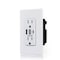 Coby USB Wall Outlet Dual High Speed 6.0 Amp USB Ports with Smart Chip, USB Type C Port, Pack of 2 CBDE02W - alternate 1